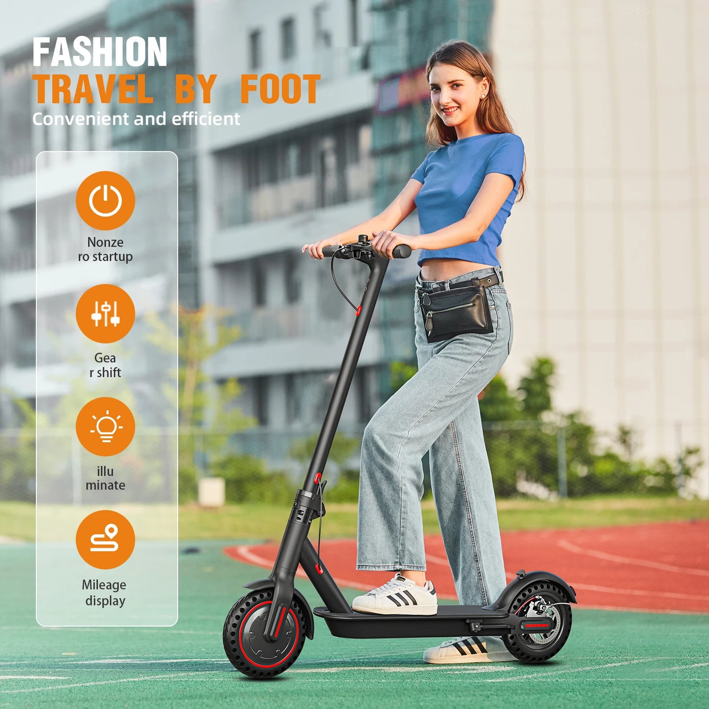 Foldable Electric Scooter for Adults Teens E-scooter