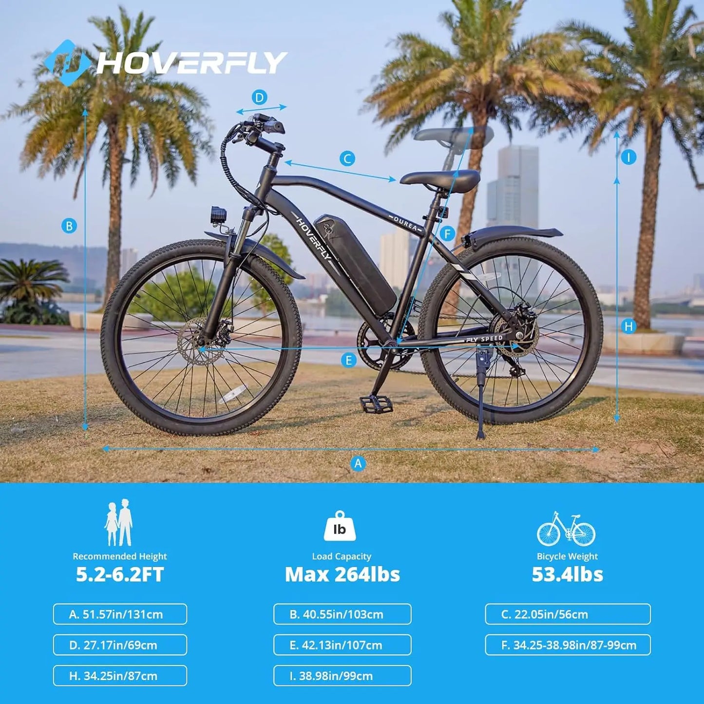 Electric Bike 26", 750W Peak Motor Mountain E-bike